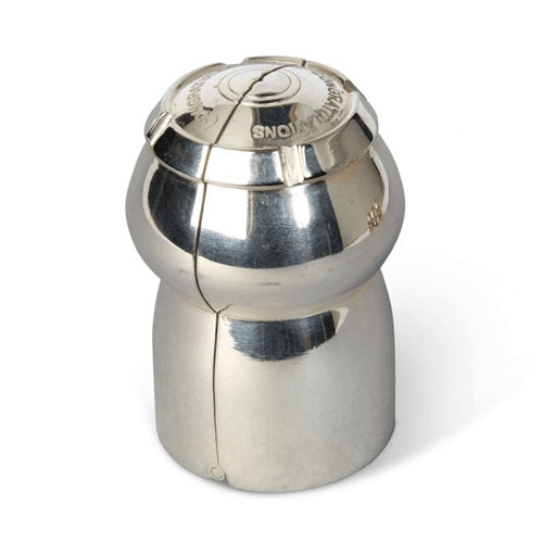 Champagne cork keeper, 6 x 4cm, Silver Plate On Brass