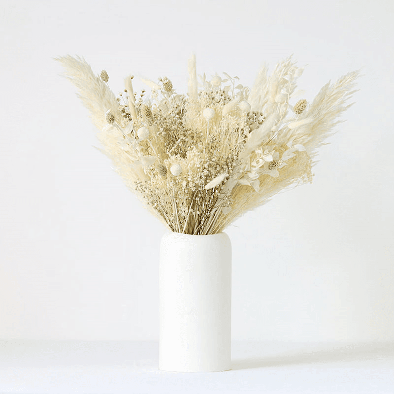 Natural Whites Large hand-tied bouquet, H42-48cm, Ecru