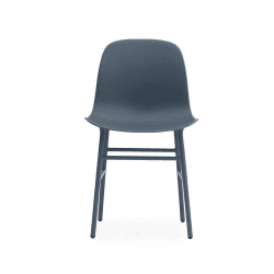 Image showing the Form Dining chair, L48 x H80 x D52cm, Blue product.