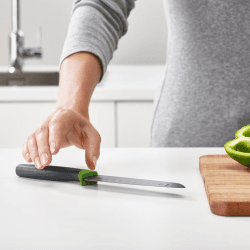 Image showing the DoorStore Set of 4 knives, Grey product.