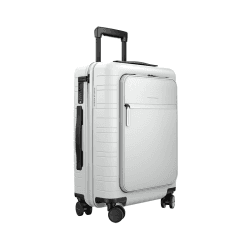 Image showing the M5 Essential Cabin Suitcase, H55 x W20 x L40cm, Light Quartz Grey product.