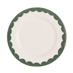 Image showing the Scallop Set of 2 Side Plates, D20cm, Green product.