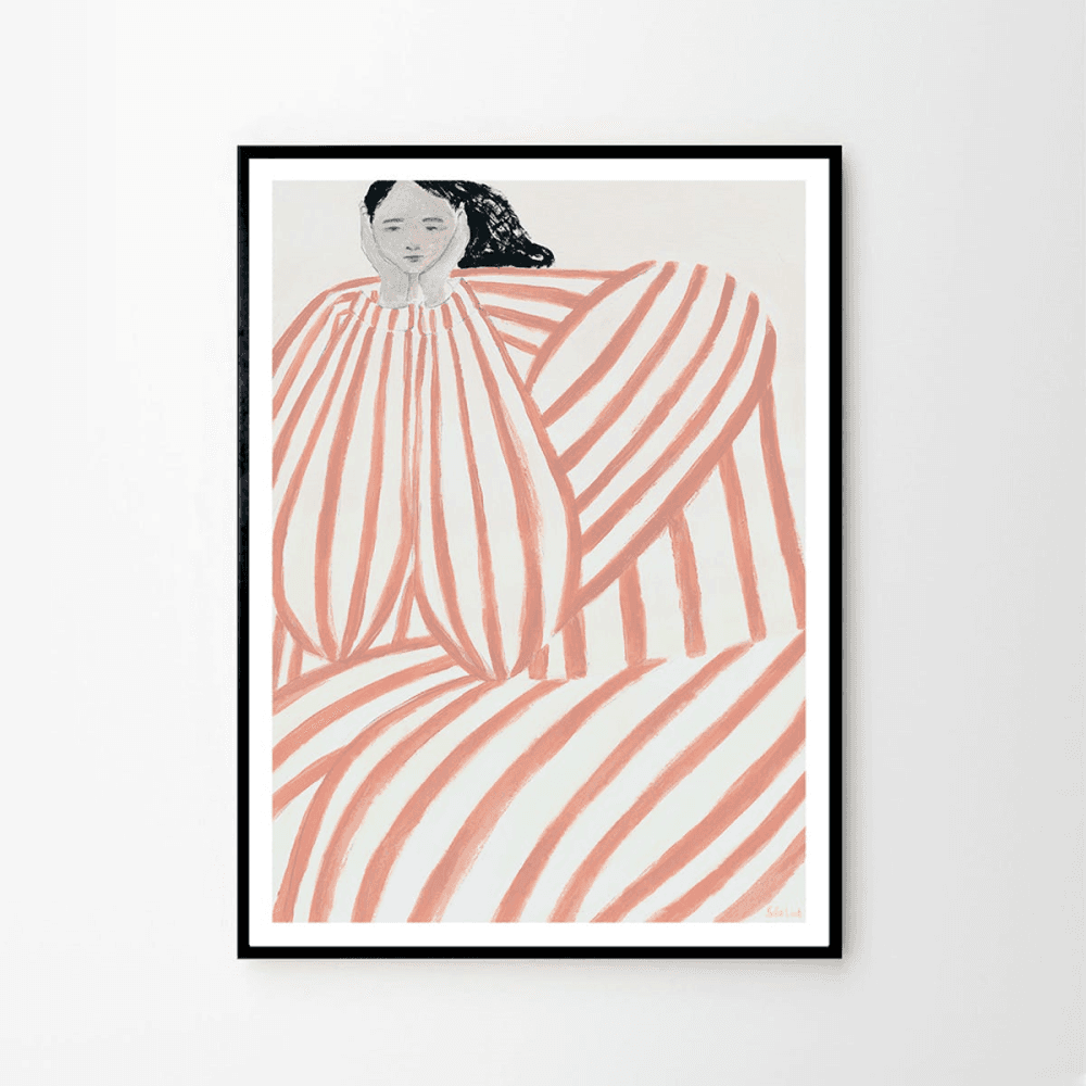 Still Waiting - Sofia Lind Art print, H70 x D50cm, Multi