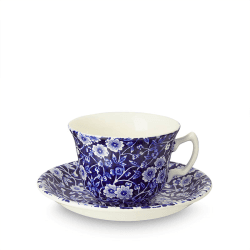 Image showing the Calico Tea Saucer, D15cm, Blue product.