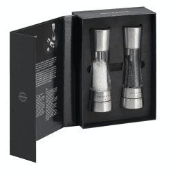 Image showing the Derwent Salt & Pepper Gift Set, Silver product.