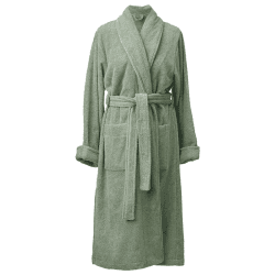 Image showing the London Bathrobe, Large, Thyme product.