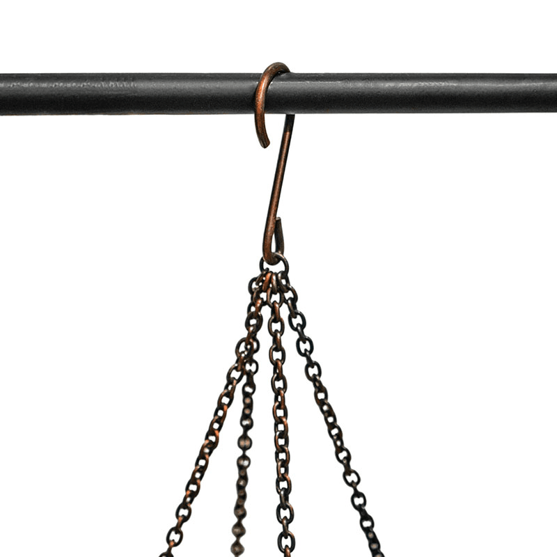 Kensington Indoor Hanging Planter, H34 x D30cm, Copper