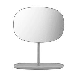 Image showing the Flip Vanity Mirror L28 x D19.4 x H34.5 Grey, Grey product.