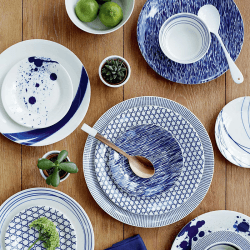 Image showing the Pacific Set of 6 dessert plates, 23cm, Assorted product.