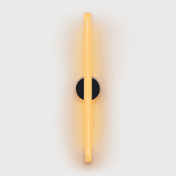 Image showing the Kilter Wall Light, L64cm, Dark Grey product.