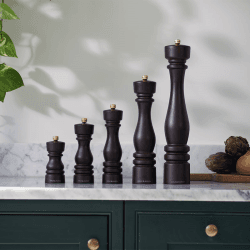 Image showing the London Salt & Pepper Mills, 220mm, Chocolate Wood product.