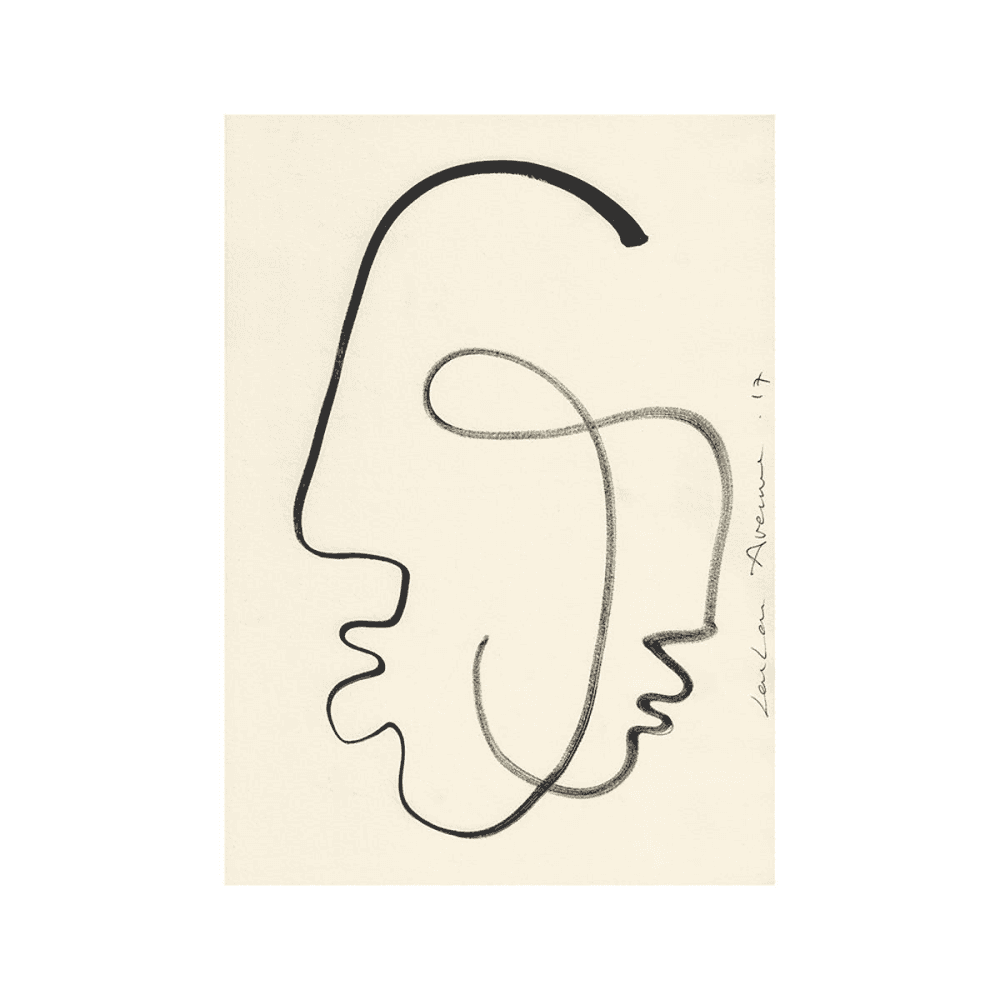 One Soul - LouLou Avenue Art print, H70 x D50cm, Multi