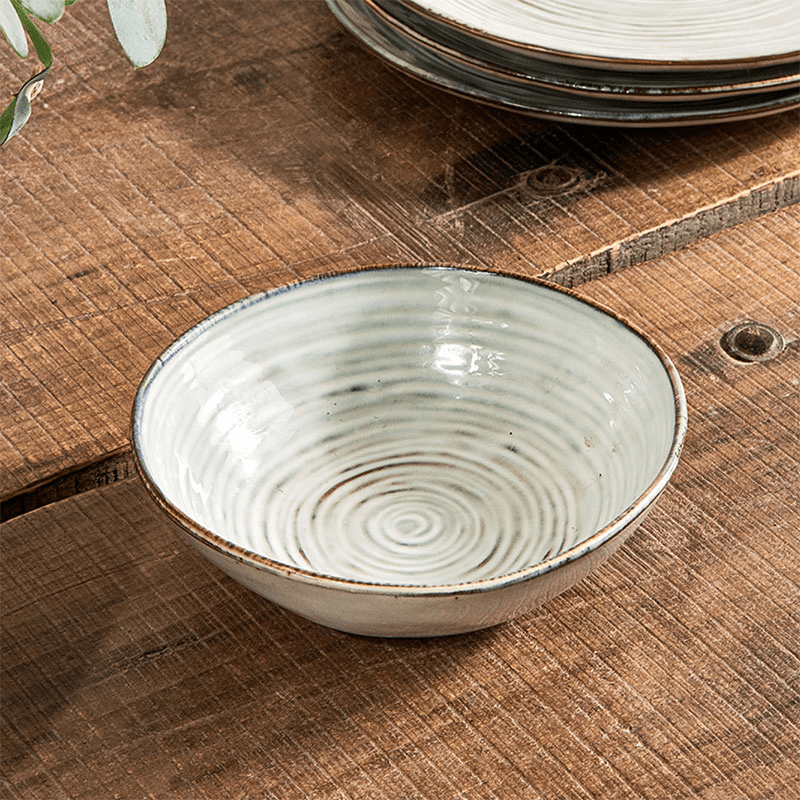 Dhanuk Ceramic Cereal Bowl, Cream, 18.5cm