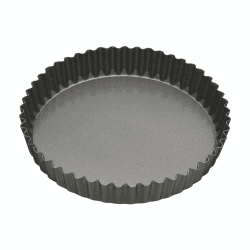 Image showing the Loose Base Fluted Quiche Tin, MasterClass, Non-Stick, 25cm product.