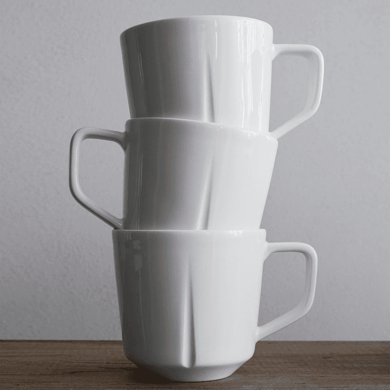 Grand Cru Set of 4 Mugs, 290ml, White