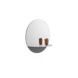 Image showing the Horizon Mirror, D34cm, Grey product.
