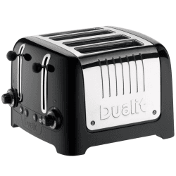 Image showing the Lite 4 slot toaster, Black product.