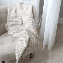 Image showing the Basket Throw, H130 x W200cm, Beige product.