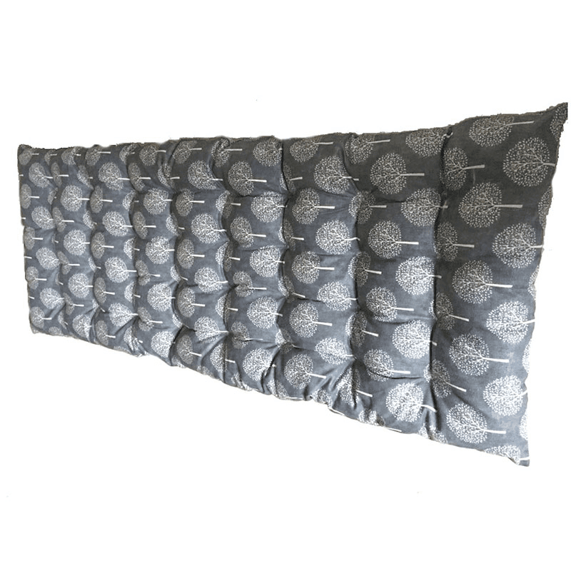 Tree Bench Seat Pad, 110 x 40cm, Blue Linen