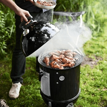 Smokey Mountain Charcoal Barbecue, 47cm, Black