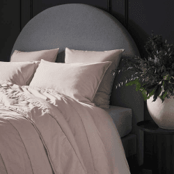 Image showing the Luxe Cotton Pair of Standard Pillowcases, Rose product.