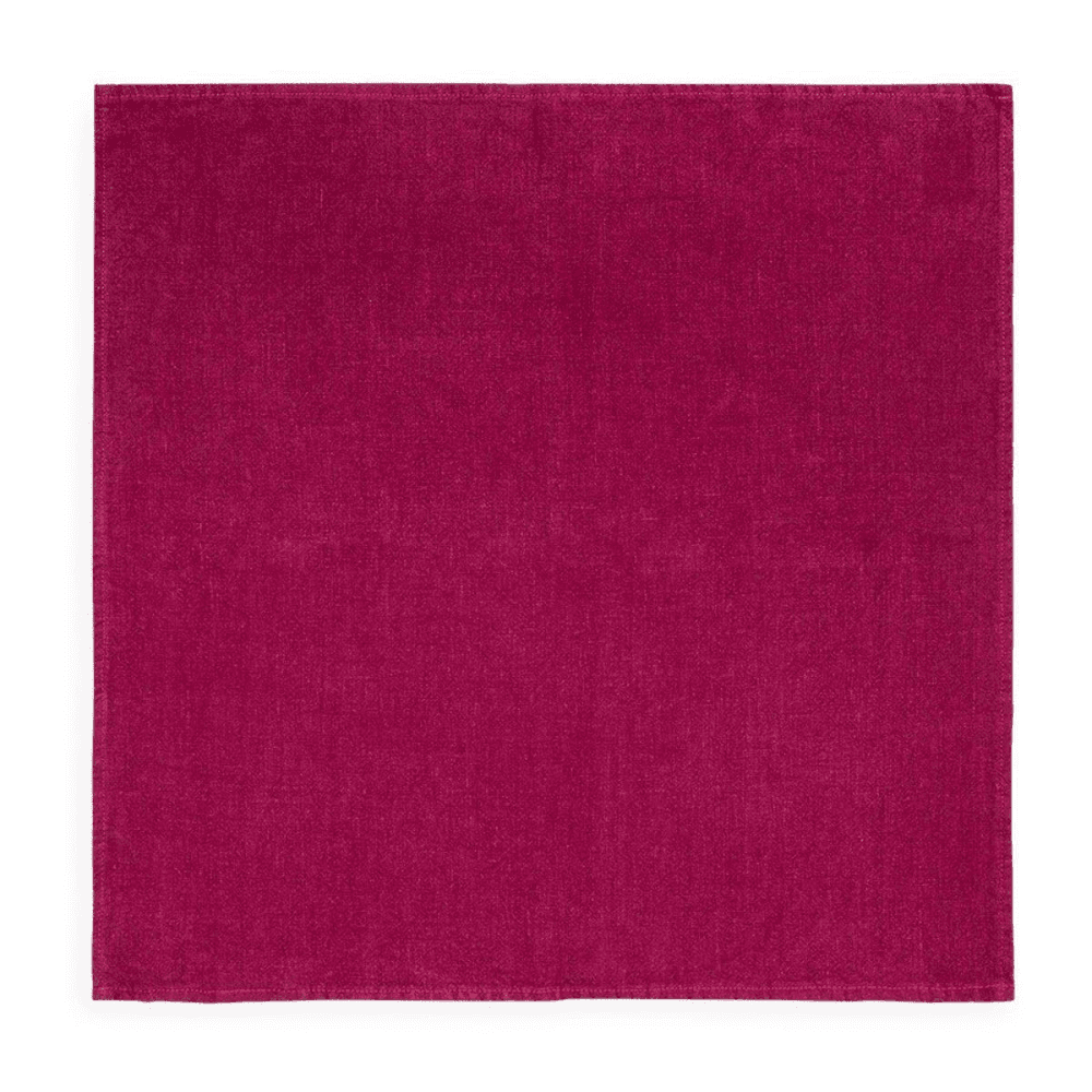 Linen Napkin, Wine Red