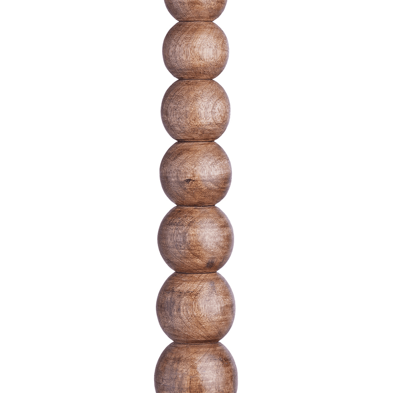 Rahul Standing lamp, H132cm, Warm Wood