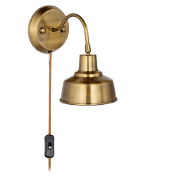 Image showing the Nar Wall Lamp, H23.5cm, Antique Brass product.