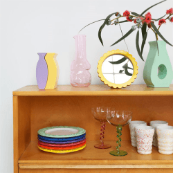 Image showing the Spiral Set Of 2 Coupe Glasses, 200ml, Green product.