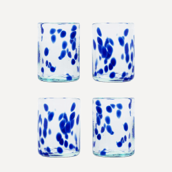 Image showing the Azul Set of 4 Tumblers, 350ml, Blue product.