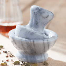 Image showing the Marble Spice Grinder, White product.