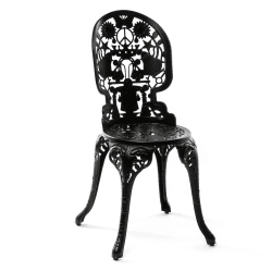Image showing the Industry Dining chair, H92 x L40cm, Black product.