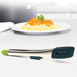 Image showing the Elevate Tongs, 30.48cm, Grey/Green product.