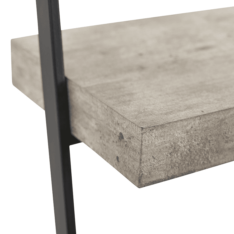 Jersey 4 Shelf Unit, Grey & Black
