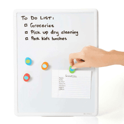 Image showing the 8 pack of magnetic mini clips, assorted colours product.