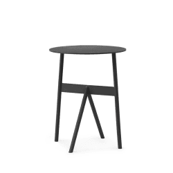 Image showing the Stock Side Table, H46 x D37cm, Black product.