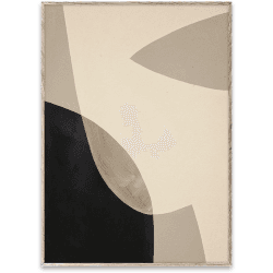Image showing the Simplicity 01 Framed Print, 50 x 70cm, Grey product.