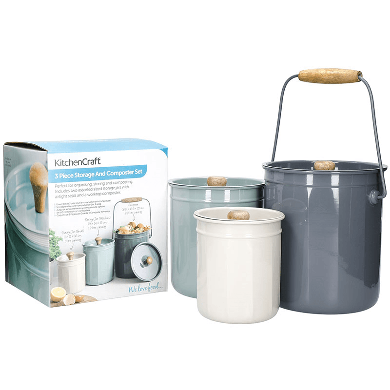 Compost and Storage 3 Piece Set, Multi