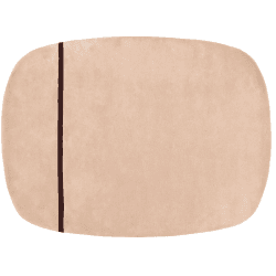 Image showing the Oona Rug, L240 x W175cm, Rose product.