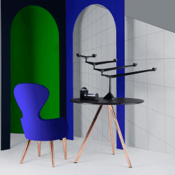 Image showing the Spin Table candelabra, W105 x H55cm, Iron product.