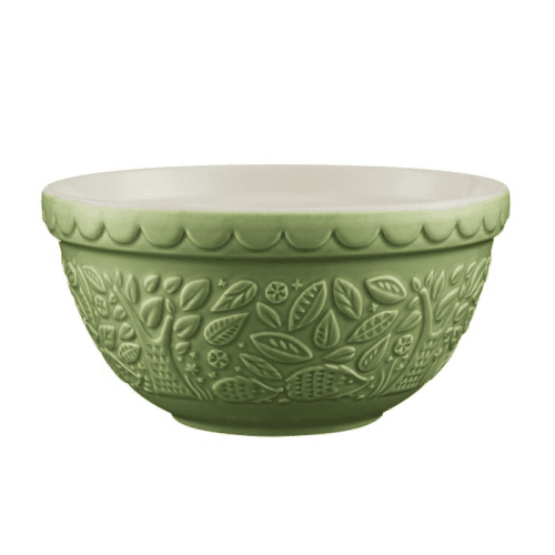 In The Forest Hedgehog Mixing bowl, 21cm, Green