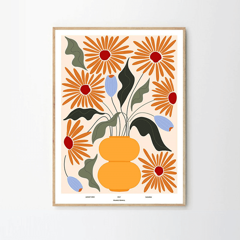 Frankie Penwill Flourish Print, 50 x 70cm