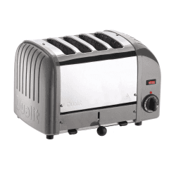 Image showing the Classic Vario 4 slot toaster, Metallic Silver product.