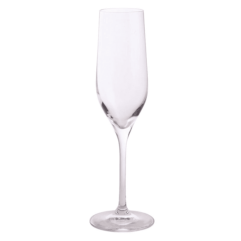 Wine and Bar Set of 2 Flutes, 180ml, Clear