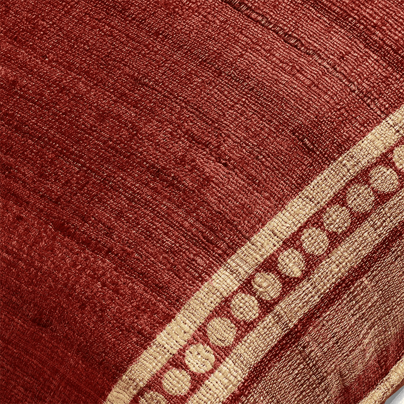 Longshan Cushion Cover, 60 x 35cm, Blood Orange