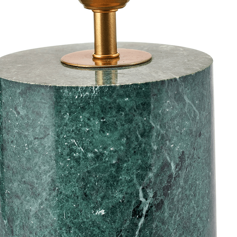 Kiorini Table Lamp Base, H35cm, Green Marble