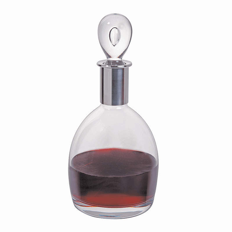 Soren Short Decanter, 750ml, Clear