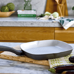 Image showing the Square Grill, 28cm, Grey product.