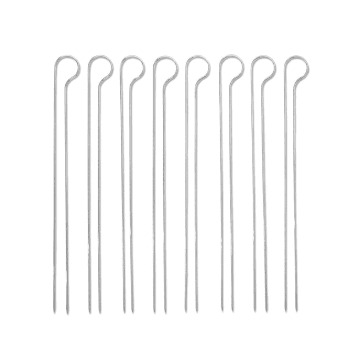Image showing the Grilling Skewers Set, Silver product.
