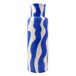 Image showing the Esteban Vase, H44cm, Bold and Blue product.